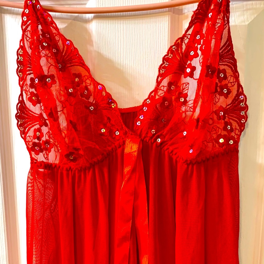 Short Red lingerie